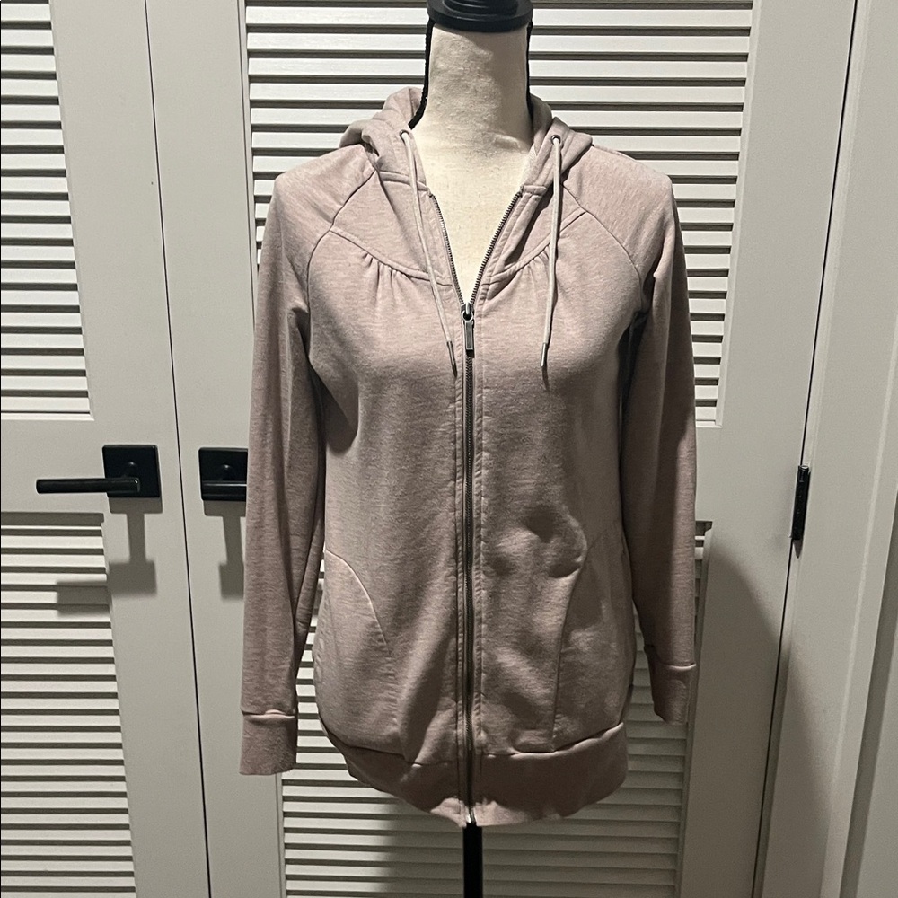 Banana Republic Pink Zip-Up Hoodie